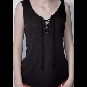 Brand New with tags Maurices Black Tank top XSmall XS